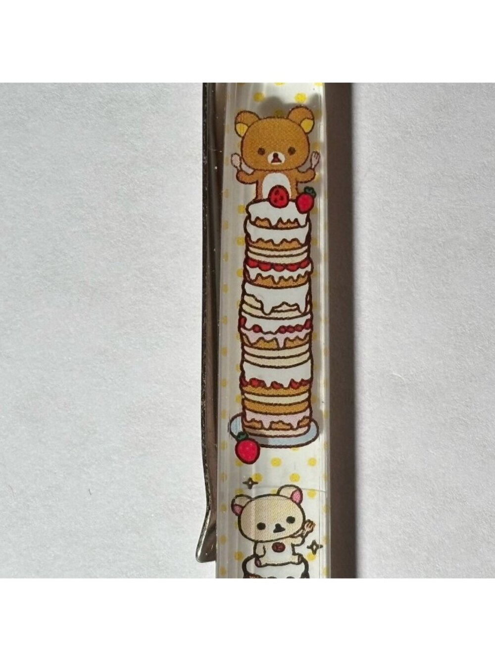 Rilakkuma Brown Bear Floaty Pen Japan Strawberry Shortcake Stack Novelty Collect